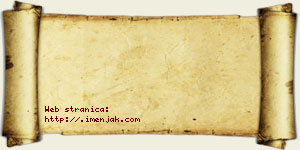 Jabuka Čakaranović vizit kartica